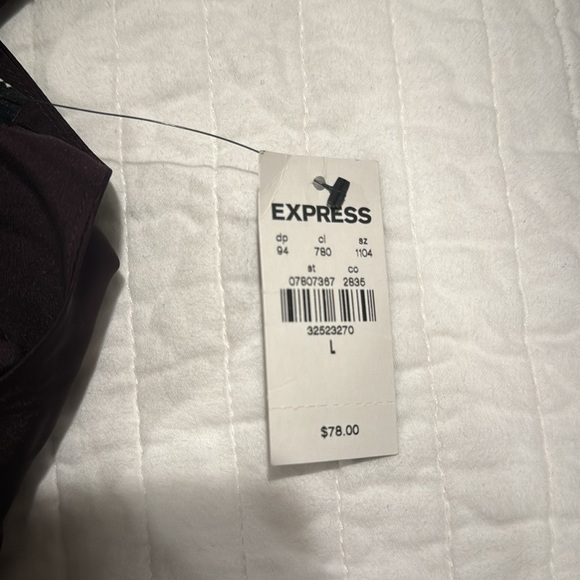 Express dress size Large color: Deep purple - Picture 4 of 4